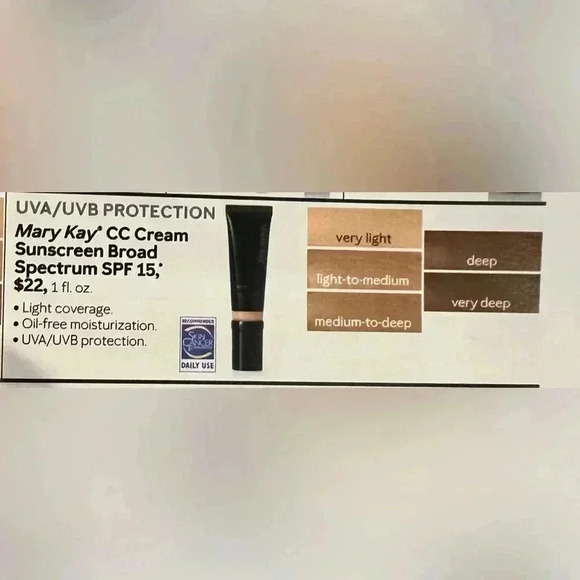 💋💄New Mary Kay CC Cream Sunscreen Broad Spectrum SPF 15💋💄 - Picture 4 of 5
